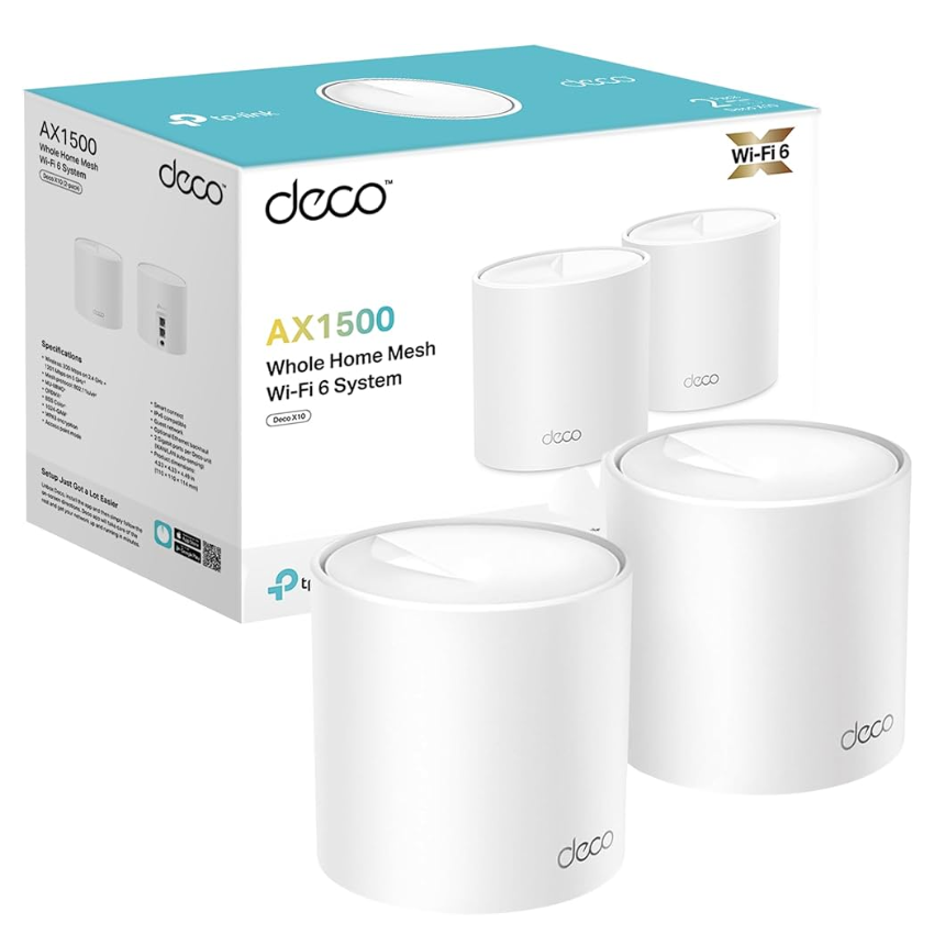 Access Point Deco X10 Mesh AX1500 (2 Pack) TP-LINK