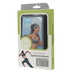 Banda deportiva   Brazo  XL 7" Negro