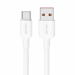 Cable de Datos U84   USB C  2M  3A  Blanco  SJ602  USAMS