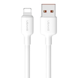 Cable de Datos U84   Lightning  3M  2.4A  Blanco  SJ606 USAMS