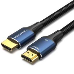 Cable HDMI MachoMacho HD   Cordn  8K  2M  Aluminio Azul  ALGLH  Vention