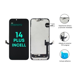 Display Apple iPhone 14 Plus (Incell High End) Comp. Negro   IC Removible