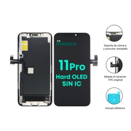 Display Apple iPhone 11 Pro SIN IC (Hard OLED) Comp. Negro   IC Removible