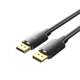 Cable DP   Macho/Macho / 4K HD / 2M / Negro  HAKBH  Vention