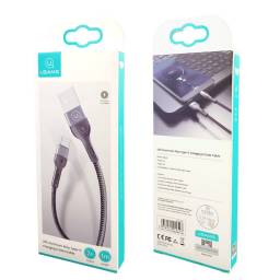 Set Cable de Datos USB A a USB C   30 Unidades  U55  1M  Negro  Forrado  SJ449  USAMS