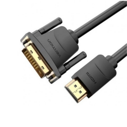 Cable HDMI a DVI  MachoHembra  1.5M  Negro  ABFBG  Vention