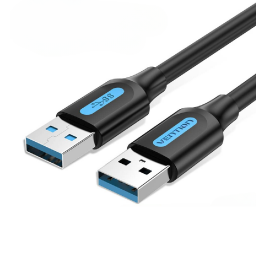 Cable USB 3.0-A   Macho a Macho  1.5M  Negro  CONBG  Vention