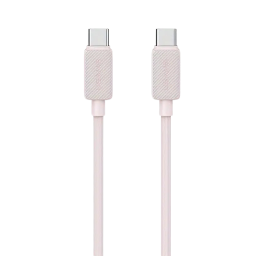 Cable de Datos USB C a USB C   60W  3M  Rosado  SJ701  USAMS