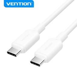 Cable USB-C a USB-C   3A / 1M / Blanco  TRCWF  Vention