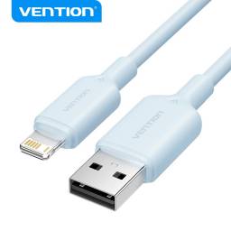 Cable USB-A a Lightning   2.4A  2M  Blanco  LAMWH  Vention