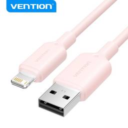 Cable USB-A a Lightning   2.4A  1M  Rosado  LAMPF  Vention