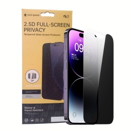 Pack de 5 Vidrio Templado Privacidad   Apple iPhone 15 Plus  2.5D  Rock Space