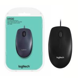 Mouse Logitech M100 USB Negro