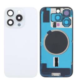 Tapa de Batera Apple iPhone 16 Pro cMarco   cLens de Cmara  Blanco  NASAN (sin garanta  sin devolucin)