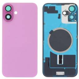 Tapa de Batera Apple iPhone 16 Plus cMarco   cLens de Cmara  Rosado  NASAN (sin garanta  sin devolucin)