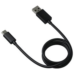 Cable de Datos USB-A a USB-C   1M  Negro  Motorola