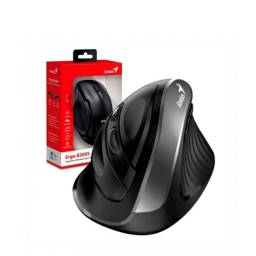 Mouse inalmbrico Vertical Ergo 8250S   Ergonmico  Silencioso  Plateado  Genius