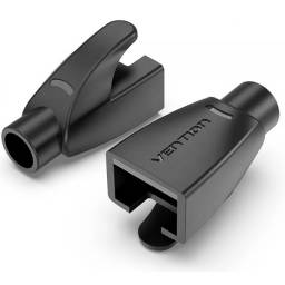 Funda Protectora RJ45   Pack x 50 / PVC / Negro / IODB0-50  Vention