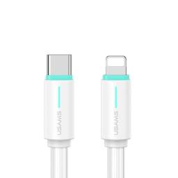 Cable de Datos YR Series SJ735   USB C a Lightning  30W  1M  Blanco  USAMS