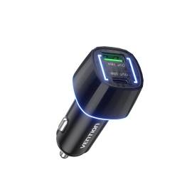 Cargador de Auto USB-C+USB-A   30W+18W  / Negro  FFRB0  Vention