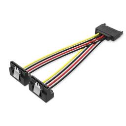 Cable Divisor SATA 15P 90 a 2*15P   MachoHembra  0.15M  KDBBB Vention