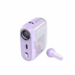 Auricular Bluetooth TWS S28   cProyector  Lila