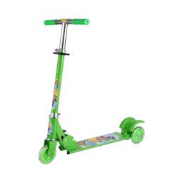 Monopatin para Nios (ROD-8020)   Ruedas c/Luces  Verde  Tinok