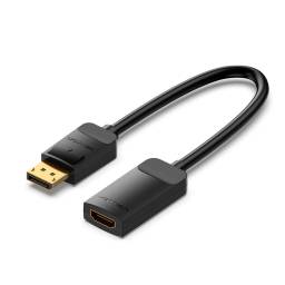 Adaptador DP a HDMI MachoHembra  4K 60Hz  0.15M Negro   HBZBB  Vention
