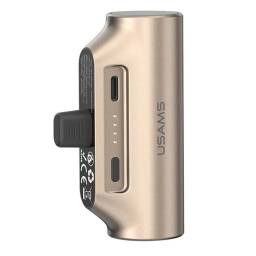 Power Bank Mini Tipo C   3000mAh  PD20W  Dorado  CD248 - PB79 USAMS