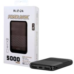 Power Bank BLOOX PB_1   5.000mAh  Entrada: Tipo C Negro  Salida: Tipo C + USB*2