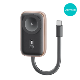 Cargador Inalmbrico Power Bank para Apple Watch   1200mAh  CD245  Dorado  USAMS