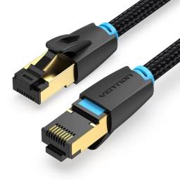 Cable de Red Trenzado   Cat.8 SFTP / 8M / Negro  IKGBK  Vention