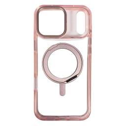 Case Compatible con Carga Magn�tica   Soporte  Apple iPhone 17 Pro Max - Rosado