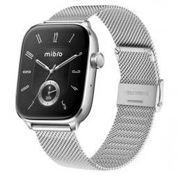 Smartwatch Mibro Fit   350mAh  c/2 Mallas  Plateado  by Xiaomi