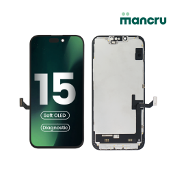 Display Apple iPhone 15 (Soft OLED) Comp. Negro   Diagnostic