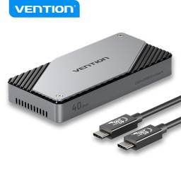 Gabinete Externo M.2 NVMe SSD"   USB 4.0 / USB-C / Ventilaci�n / Aluminio  KPZH0  Vention