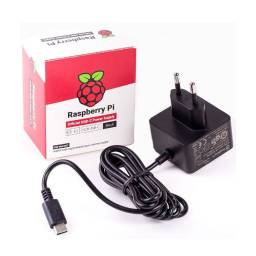Cargador Raspberry PI 5 Negro
