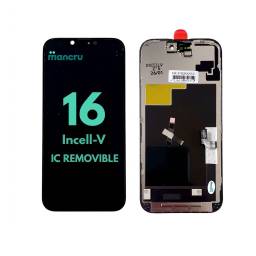 Display Apple iPhone 16 (Incell-V) Comp. Negro   IC Removible