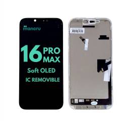 Display Apple iPhone 16 Pro Max (Soft OLED) Comp. Negro    IC Removible