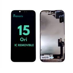 Display Apple iPhone 15 (Ori) Comp. Negro   IC Removible