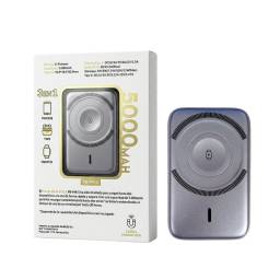 Power Bank ROCA PB-M45   5.000mAh  Carga Magn�tica  Entrada: Tipo C  Salida: Tipo C+Magn�tico