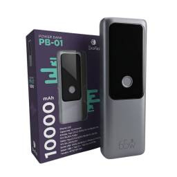 Power Bank Exofiz PB-01   10.000mAh  65W  Entrada Tipo C / Salida USB + Tipo C1 + Tipo C2