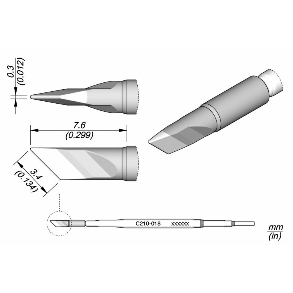 Jbc c210008 punta per T210, Scalpello | Leroy Merlin